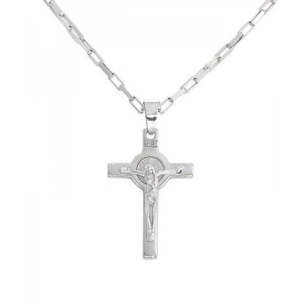 Immagine della Collana Crocifisso Amen in argento uomo CRUO