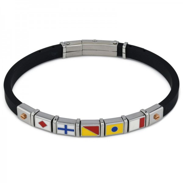 Image du Bracelet Boccadamo Man homme ABR711 Drapeaux