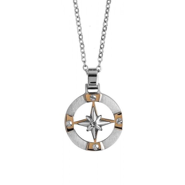 Acquistare Collana Uomo Boccadamo Man AGR199 Rosa dei Venti