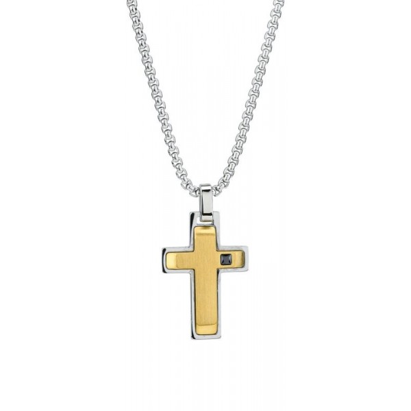 Изображение Boccadamo Man мужское ожерелье AGR251D Крест