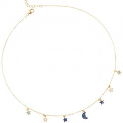 Boccadamo Ladies Necklace Gaya GGR017D Stars and Moon
