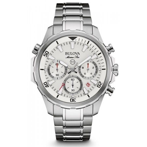 Buy Men's Bulova Watch Marine Star 96B255 Quartz Chronograph