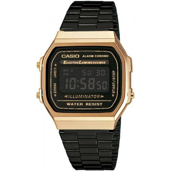 Купить Casio Vintage Унисекс Часы A168WEGB-1BEF