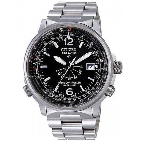 Купить Citizen Мужские Часы Promaster Радиоуправляемые Титан AS2031-57E