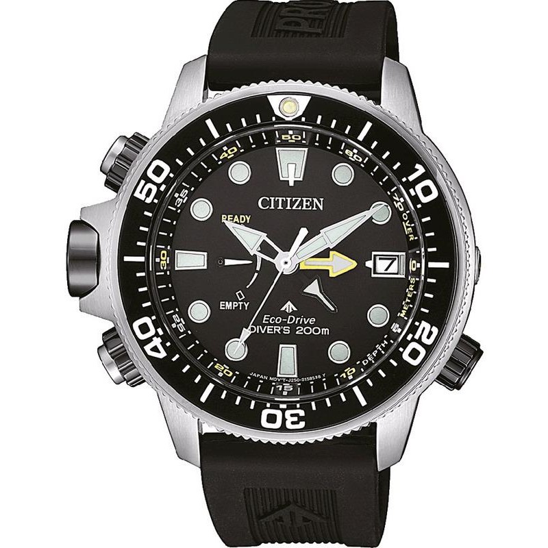 Men s Citizen Watch Promaster Aqualand Eco Drive Diver s 200M BN2036 14E Crivelli Shopping