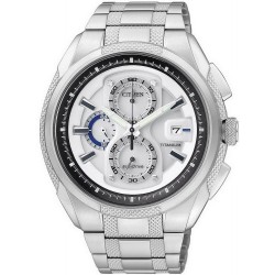 Купить Citizen Мужские Часы Super Titanium Хроно Eco-Drive CA0200-54B