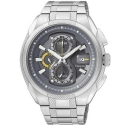 Купить Citizen Мужские Часы Super Titanium Хроно Eco-Drive CA0200-54H