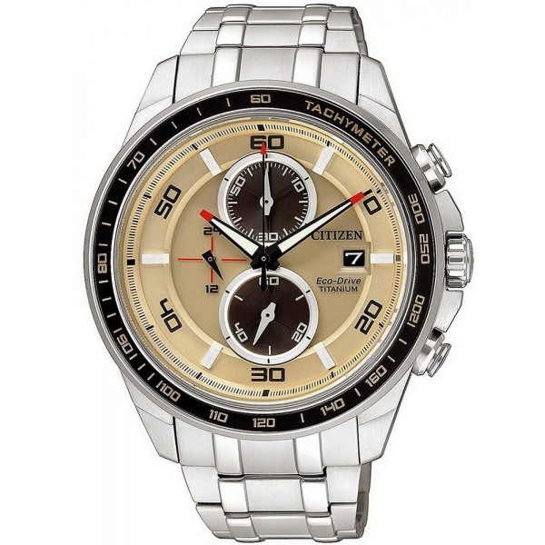Acheter Montre Homme Citizen Super Titanium Chrono Eco-Drive CA0348-53W