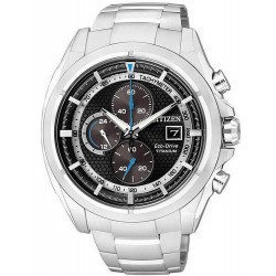 Купить Citizen Мужские Часы Super Titanium Хроно Eco-Drive CA0550-52E