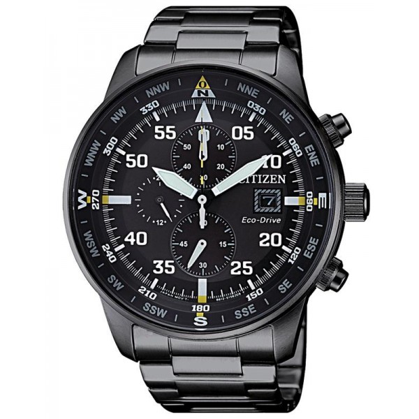 Buy Men's Citizen Watch Aviator Chrono Eco-Drive CA0695-84E