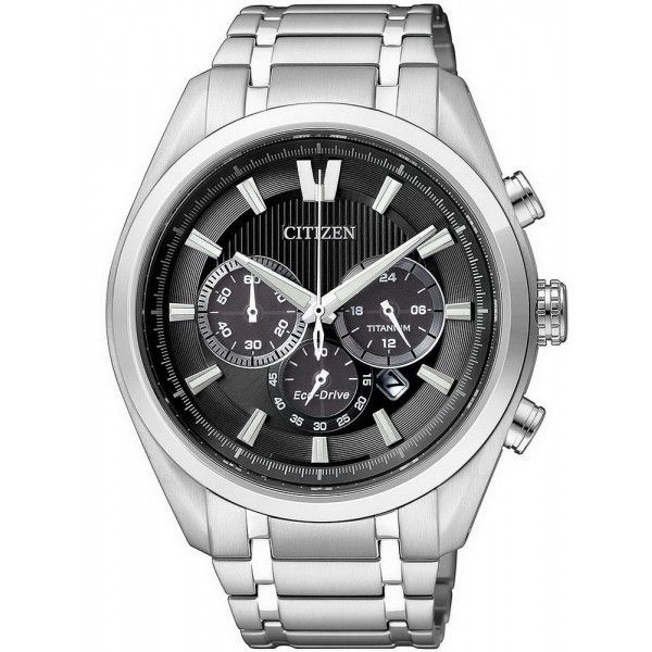 Купить Citizen Мужские Часы Super Titanium Хроно Eco-Drive CA4010-58E