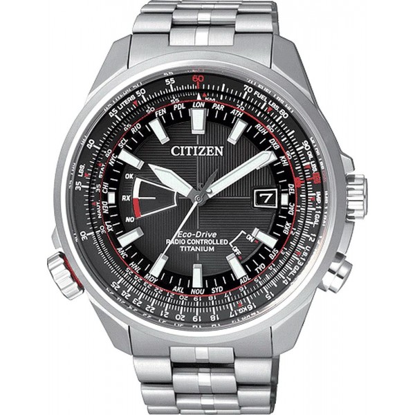 Buy Citizen Men's Watch Pilot Radio Controlled Titanium Evolution 5 CB0140-58E
