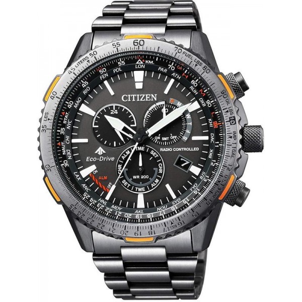 Купить Citizen Мужские Часы Радиоуправляемые Chrono Pilot CB5007-51H