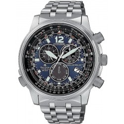 Купить Citizen Мужские Часы Радиоуправляемые Chrono Pilot Super Titanium CB5850-80L