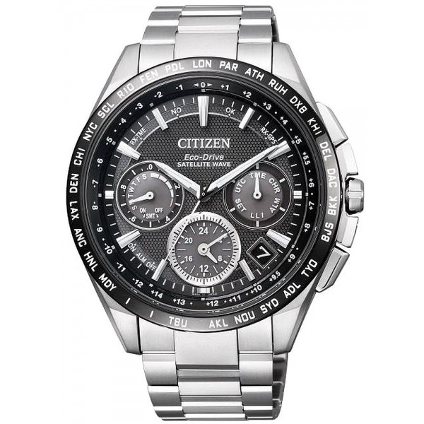 Купить Citizen Мужские Часы Satellite Wave GPS F900 Eco-Drive Титан CC9015-54E