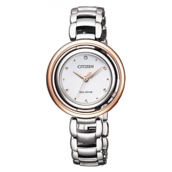 Kaufen Sie Citizen Damenuhr Lady Eco-Drive EM0668-83A Diamant