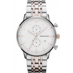 Buy Men's Emporio Armani Watch Gianni AR0399 Chronograph