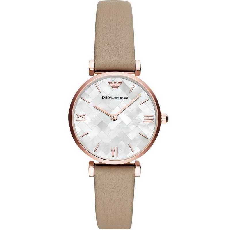 Emporio Armani Ladies Watch Gianni T-Bar AR11111 Mother of Pearl - Crivelli  Shopping