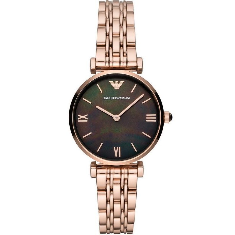 Emporio Armani Ladies Watch Gianni T-Bar AR11145 Mother of Pearl - Crivelli  Shopping