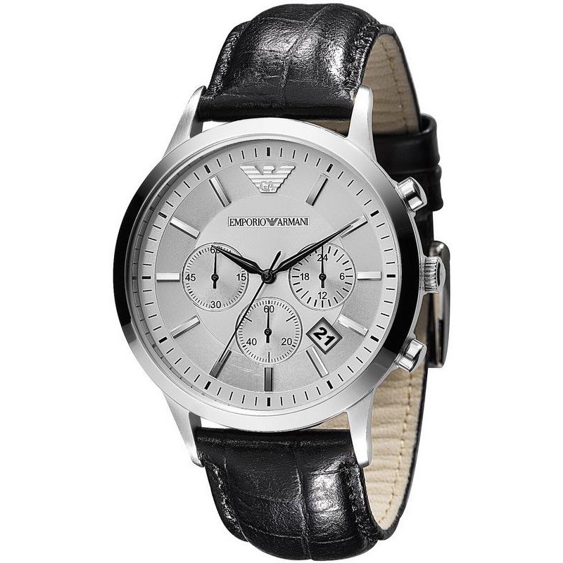 Emporio armani watch stainless shop steel back