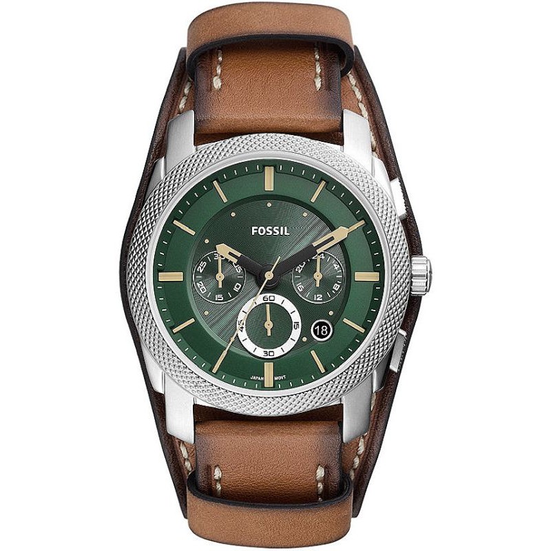 Men's Fossil Watch Machine FS5962 Quartz Chronograph - Crivelli Shopping