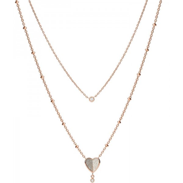 Fossil Damenhalskette Vintage Glitz JF03648791 Herz kaufen