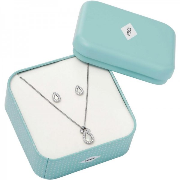 Fossil Damenhalskette und Ohrringe Classics JF03765040 Perlmutt kaufen