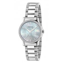 Acheter Montre Femme Gucci G-Timeless Small YA126543 Diamants Nacre