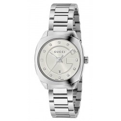 Acheter Montre Femme Gucci GG2570 Small YA142504 Diamants Quartz