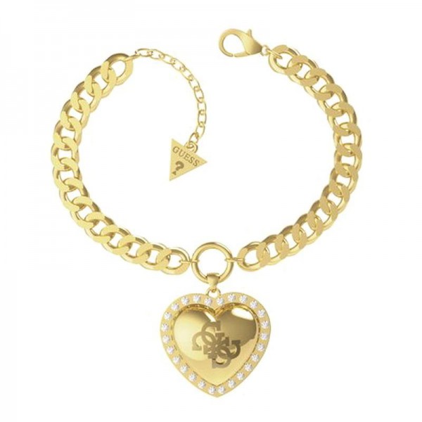 Buy Guess Ladies Bracelet Thats Amore JUBB01075JWYGS Heart