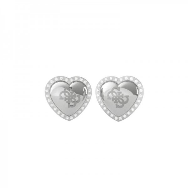 Buy Guess Ladies Earrings Thats Amore JUBE01073JWRHT/U Heart