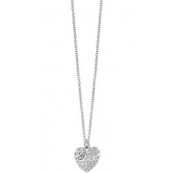 Buy Women's Guess Necklace Glossy Hearts UBN51471 Heart