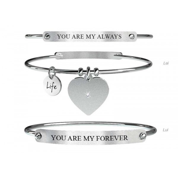 Acquistare Bracciale Donna Kidult Love e Bracciale Uomo 731054
