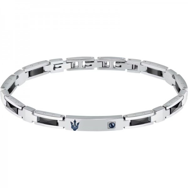 Image of the Maserati Ceramic Mens Bracelet JM423ATZ28