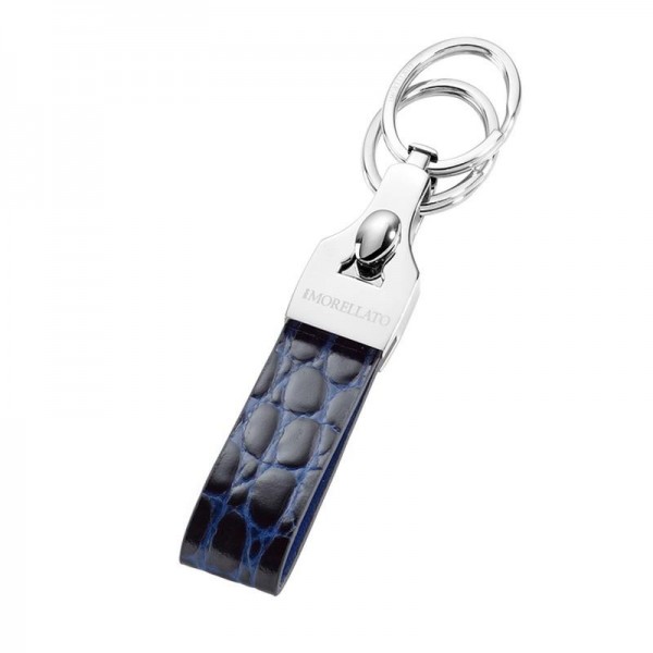Buy Morellato Men's Keyring SU0617 Blue Leather