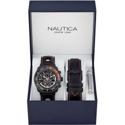 Men's Nautica Watch NST 700 Box Set A17636G Chronograph