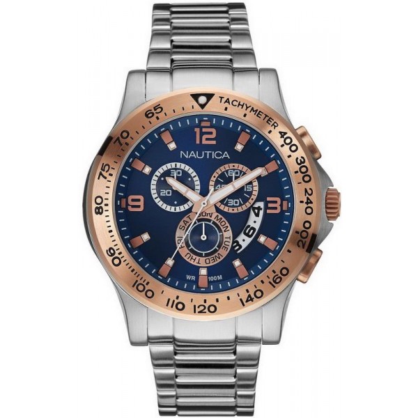 Buy Nautica Men's Watch NST 600 NAI22503G Chronograph