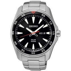 Купить Seiko Мужские Часы SNE393P1 Day Date Solar
