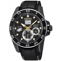 Купить Seiko Мужские Часы Sportura Kinetic Perpetual SNP089P1 Многофункциональный