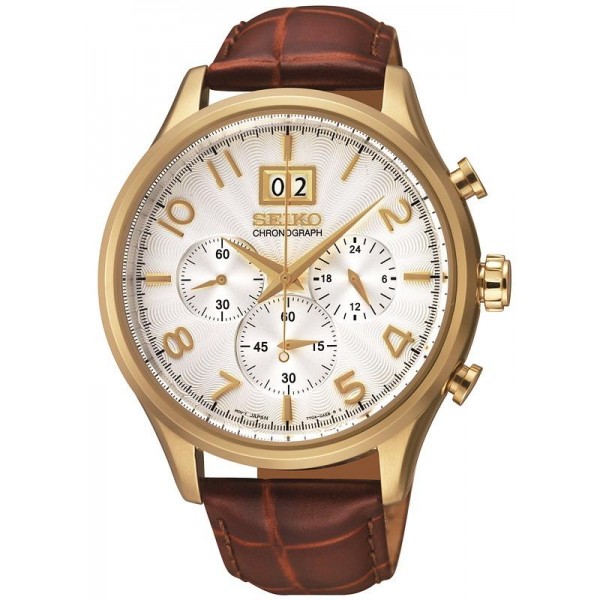 Kaufen Sie Seiko Herrenuhr SPC088P1 Quarz Chronograph