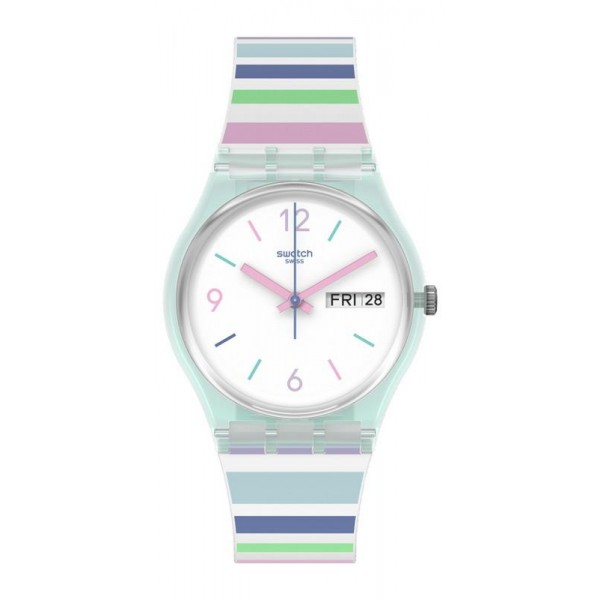 Купить Swatch Женские Часы Gent Pastel Zebra GL702