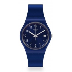 Orologio Unisex Swatch Gent Silver In Blue GN416