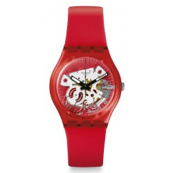 Montre Unisex Swatch Gent Rosso Bianco GR178