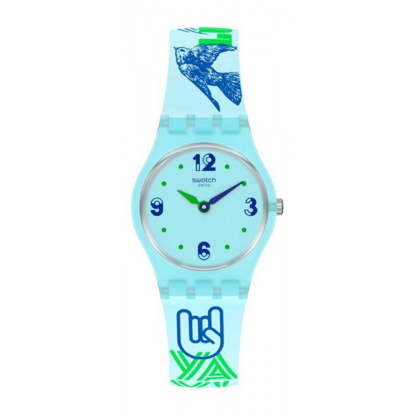 Купить Swatch Женские Часы Lady #Greentouche LN157