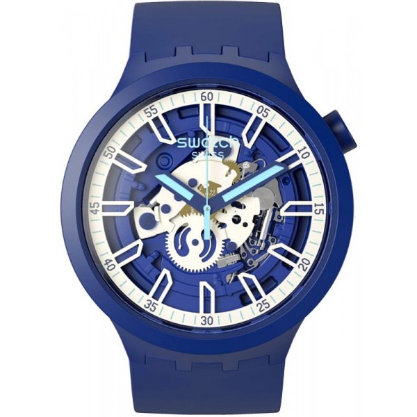 Comprar Reloj Swatch Big Bold Iswatch Blue SB01N102