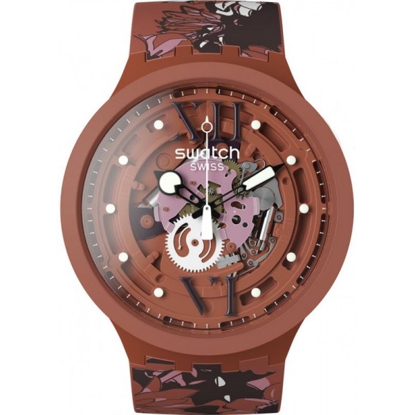 Acheter Montre Swatch Big Bold Camoflower Cotton SB05C100