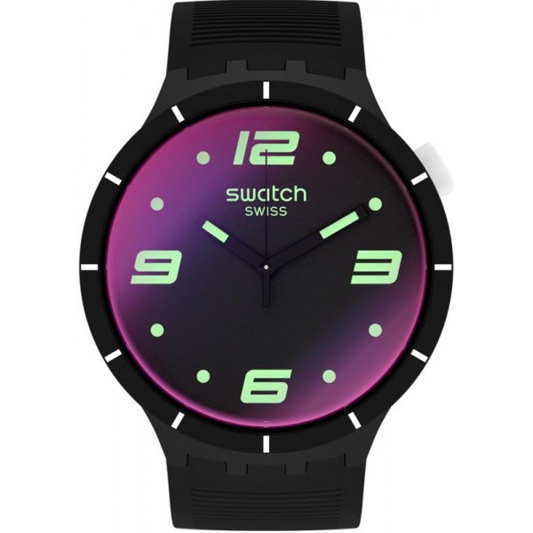 Acquistare Orologio Swatch Big Bold Futuristic Black SO27B119