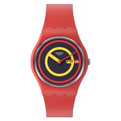 Acheter Montre Unisex Swatch Gent Swatch Concentric Red SO28R702