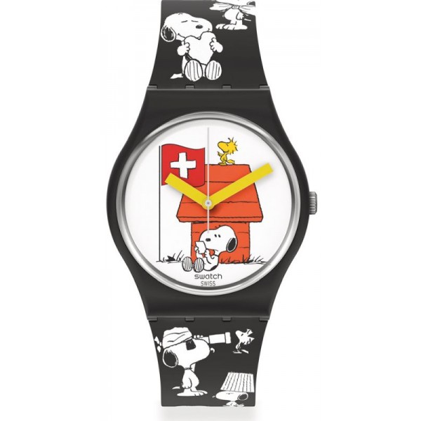 Comprar Reloj Swatch Peanuts Grande Bracchetto Snoopy SO28Z107