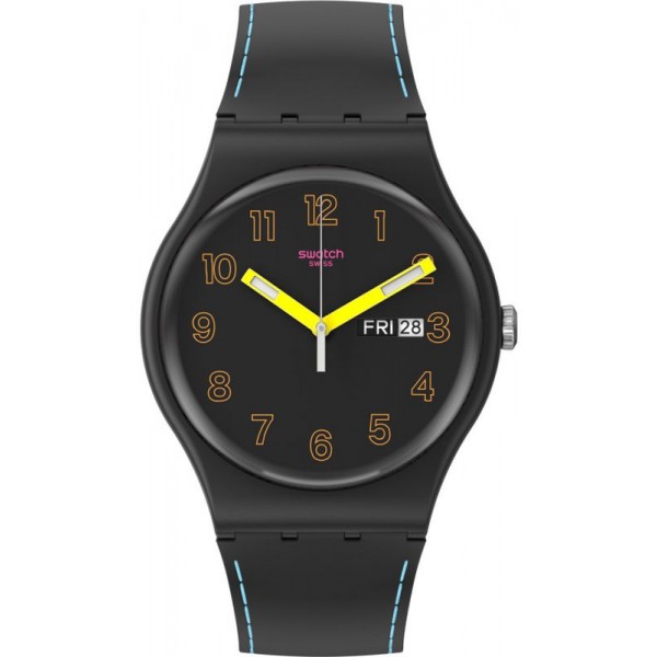 Купить Swatch Унисекс Часы New Gent Dark Glow SO29B707